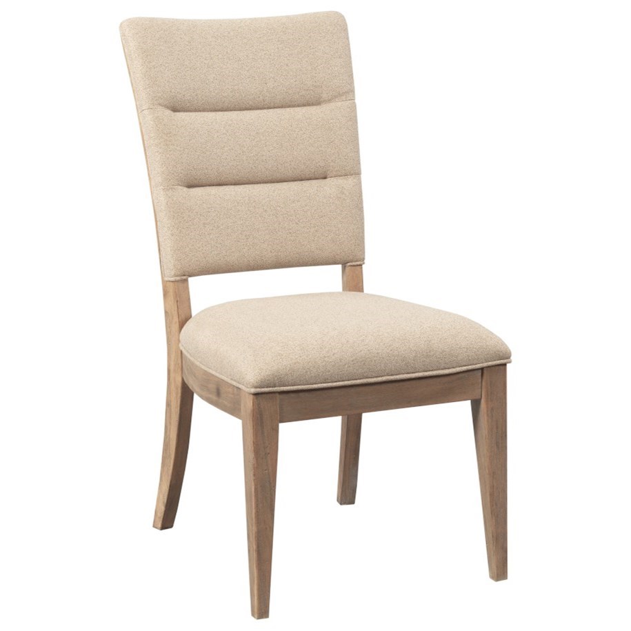 Kincaid Furniture Modern Forge Emory Upholstered Solid Wood Dining Side 